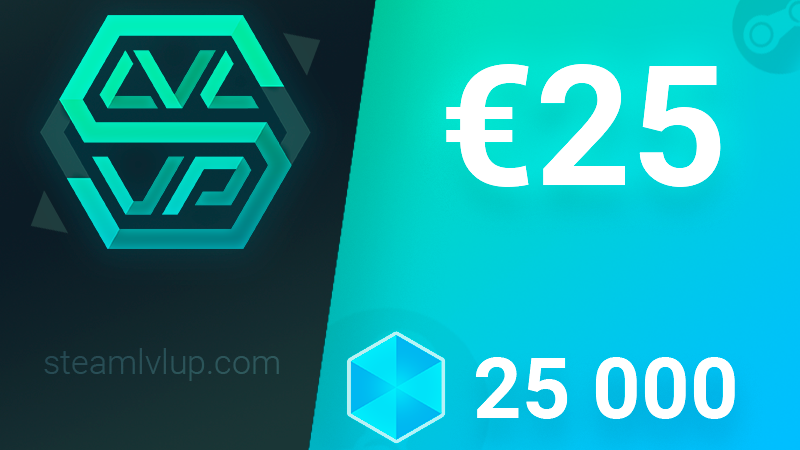 (26.1$) SteamlvlUP €25 Gift Code