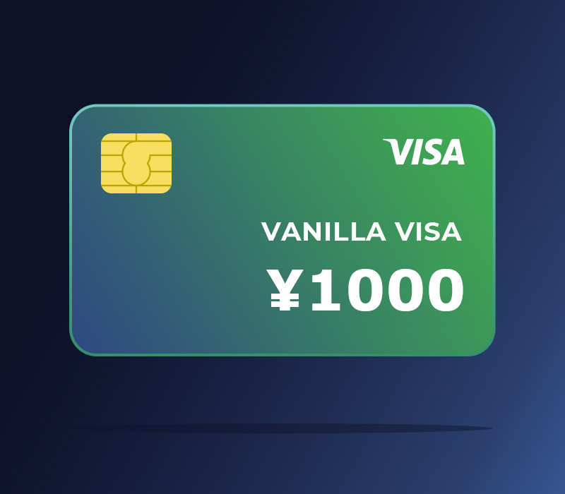 (8.4$) Vanilla VISA ¥1000 JP
