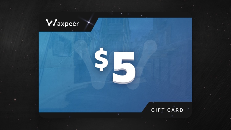 (5.49$) WAXPEER $5 Gift Card