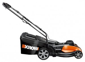 lawn mower Worx WG707E Characteristics, Photo