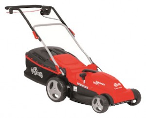lawn mower Grizzly ERM 1642 A Characteristics, Photo